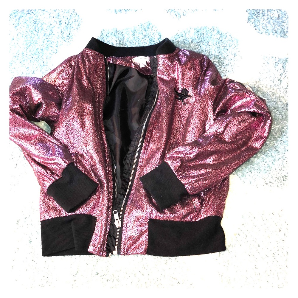 Pink glitter jacket